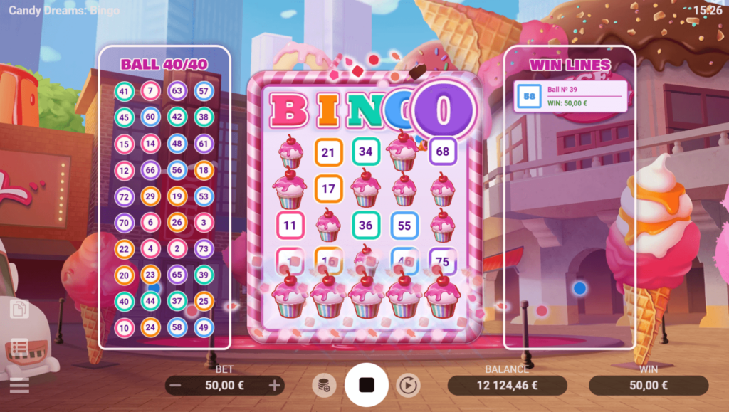 CANDY DREAMS BINGO รีวิวเกมส์ค่าย evoplay ทางเข้า EVOPLAY เครดิตฟรี