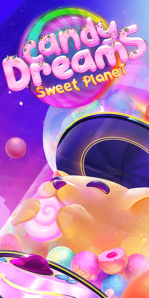 CANDY DREAMS SWEET PLANET เว็บตรง รีวิวเกมสล็อต EVOPLAY