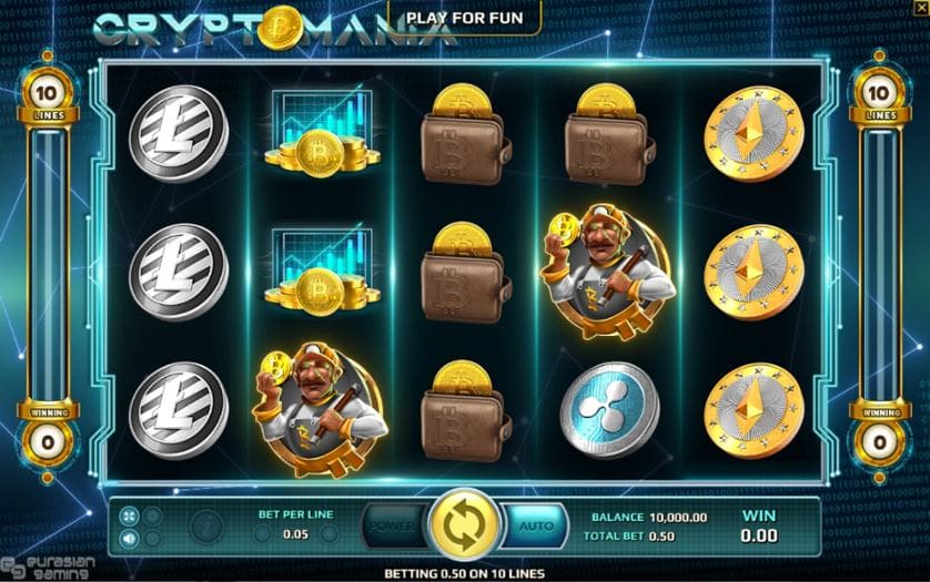Cryptomania Jackpot เกม SLOTXO