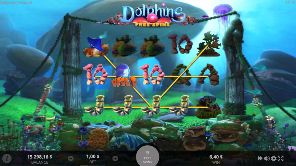 DOLPHINS TREASURE รีวิวเกมส์ค่าย evoplay ทางเข้า EVOPLAY เครดิตฟรี