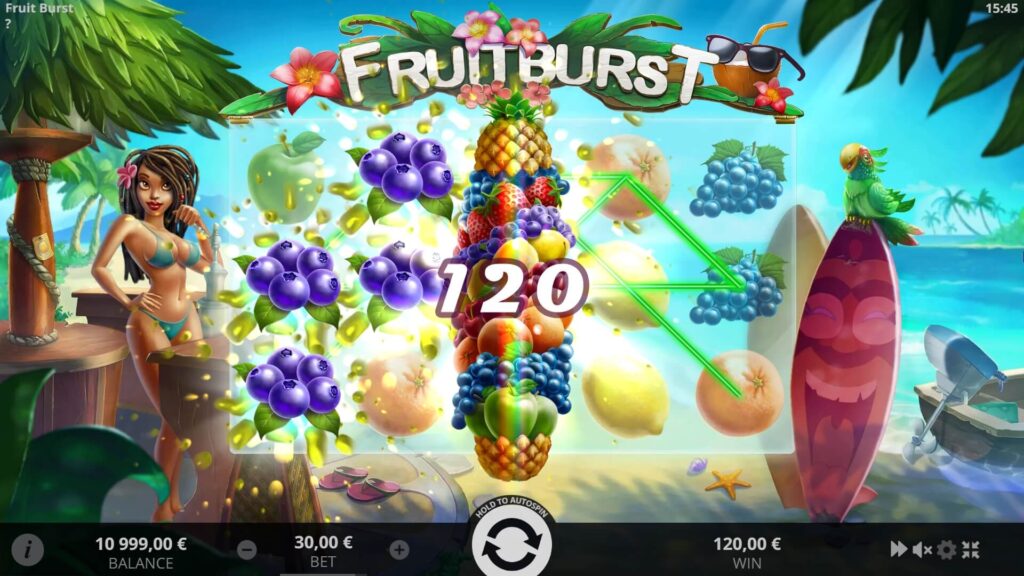 Fruitburst รีวิวเกมส์ค่าย evoplay ทางเข้า EVOPLAY เครดิตฟรี