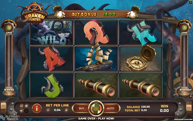 Kraken Hunter เกม SLOTXO