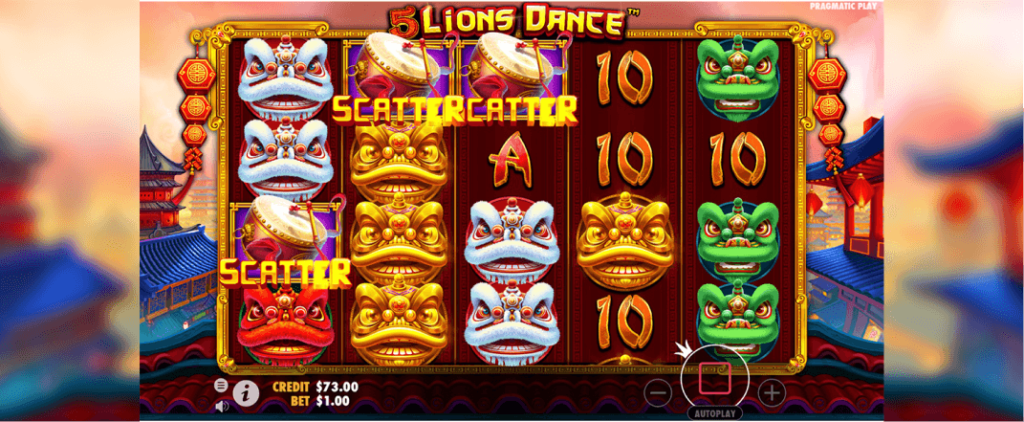Lions Dance เกม SLOTXO