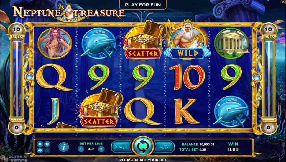 Neptune Treasure Jackpot เกม SLOTXO