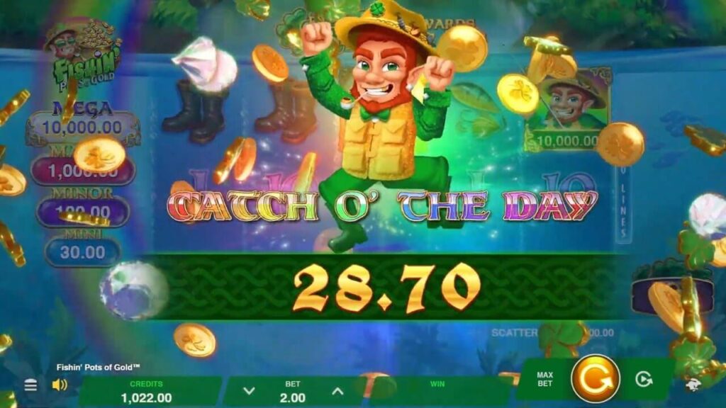 Fishin' Pots of Gold สล็อต Microgaming เว็บตรง XOSLOT