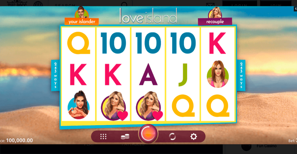 Love Island สล็อต Microgaming เว็บตรง XOSLOT