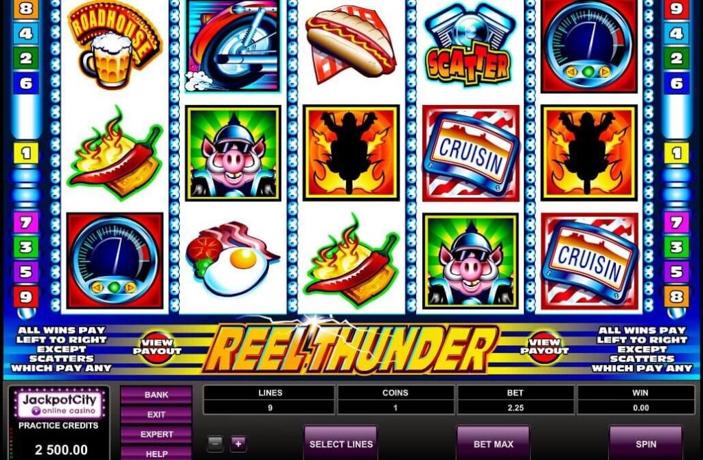 Reel Thunder สล็อต Microgaming เว็บตรง XOSLOT