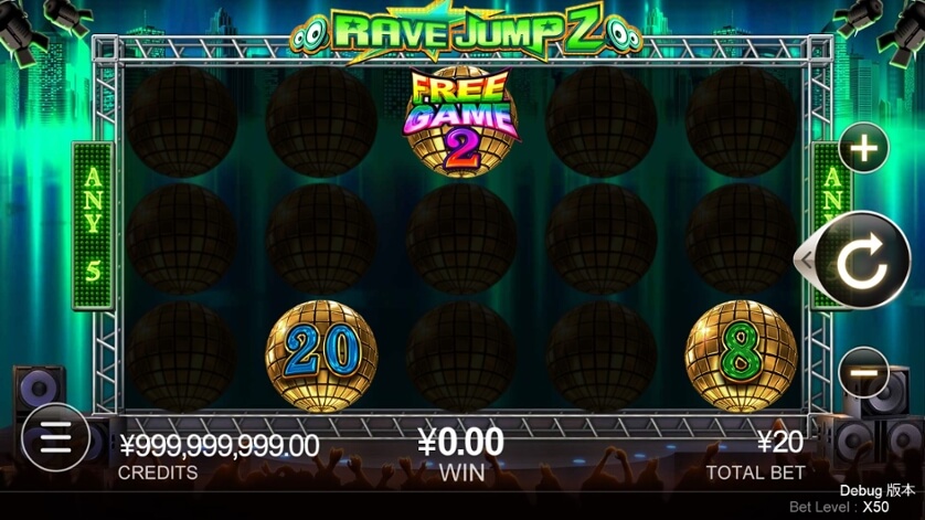 Rave Jump 2 สล็อตค่าย CQ9 SLOT SLOTXO