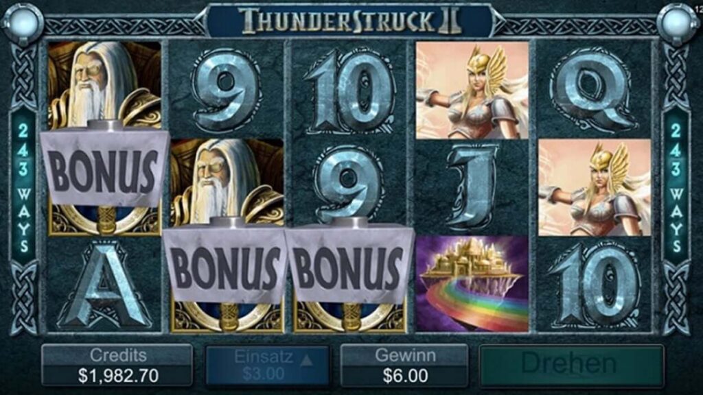 Thunderstruck II สล็อต Microgaming เว็บตรง XOSLOT