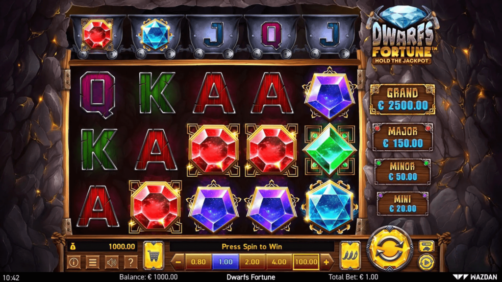 Dwarfs Fortune WAZDAN SLOT สล็อตเว็บตรง ทางเข้า SLOTXO