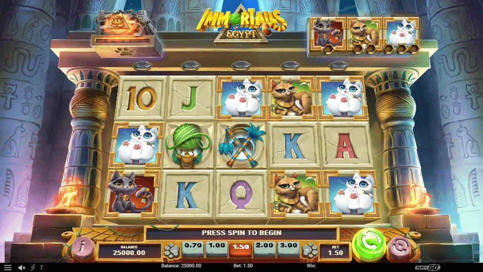 IMMORTAILS OF EGYPT สล็อต PLAY'N GO เว็บตรง XOSLOT