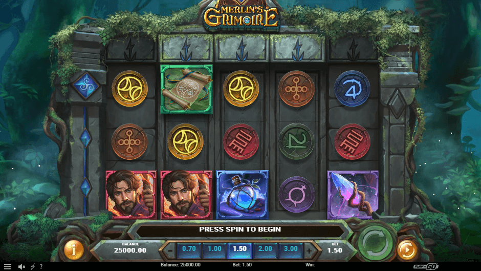 MERLIN’S GRIMOIRE สล็อต PLAY'N GO เว็บตรง XOSLOT