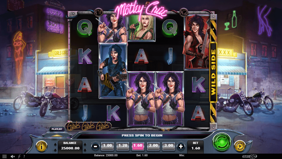 MÖTLEY CRÜE สล็อต PLAY'N GO เว็บตรง XOSLOT
