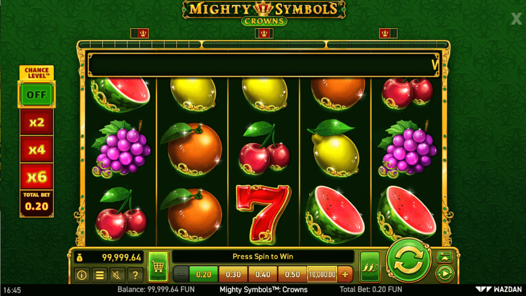 Mighty Symbols Crowns WAZDAN SLOT สล็อตเว็บตรง ทางเข้า SLOTXO