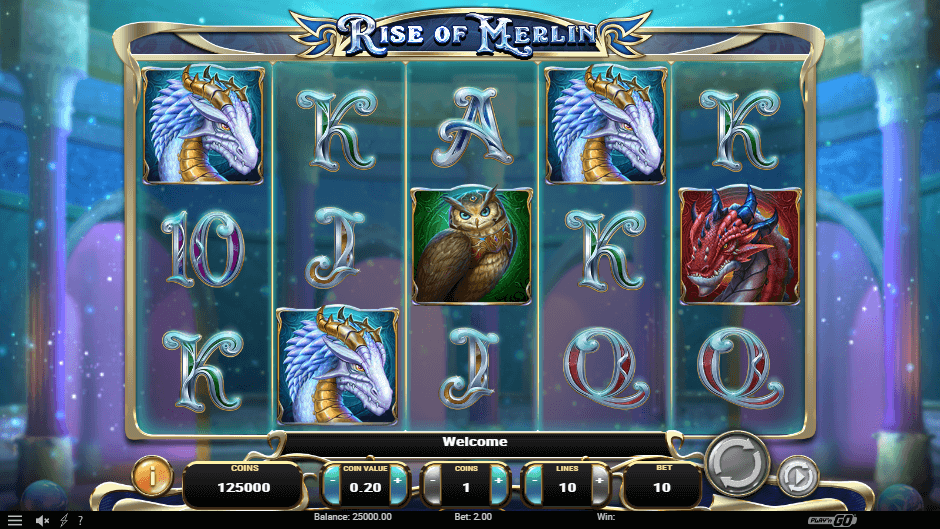 RISE OF MERLIN สล็อต PLAY'N GO เว็บตรง XOSLOT