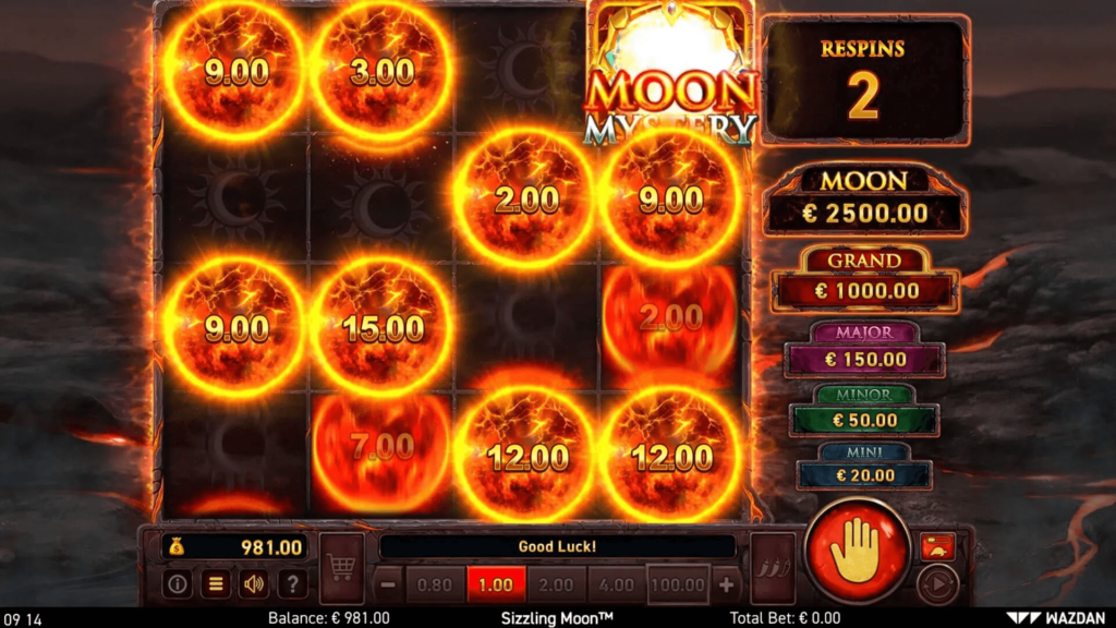 Sizzling Moon WAZDAN SLOT สล็อตเว็บตรง ทางเข้า SLOTXO