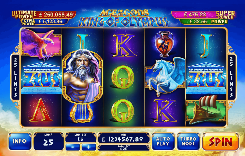 Age of the Gods King of Olympus สล็อตค่าย PLAYTECH SLOT SLOTXO