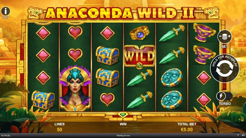 Anaconda Wild 2 สล็อตค่าย PLAYTECH SLOT SLOTXO
