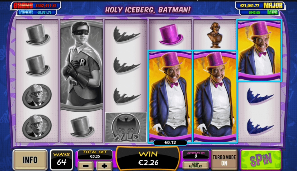 Batman And The Penguin Prize สล็อตค่าย PLAYTECH SLOT SLOTXO