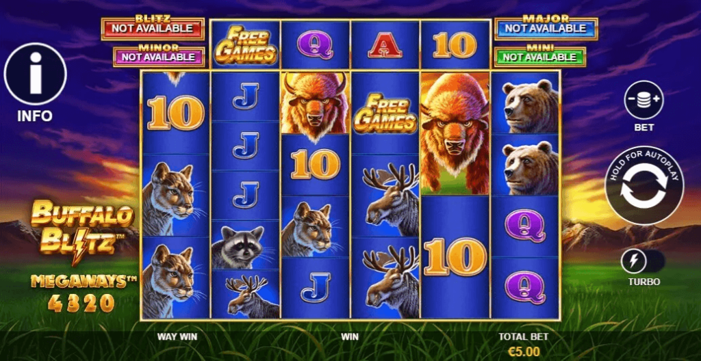 Buffalo Blitz 2 สล็อตค่าย PLAYTECH SLOT SLOTXO