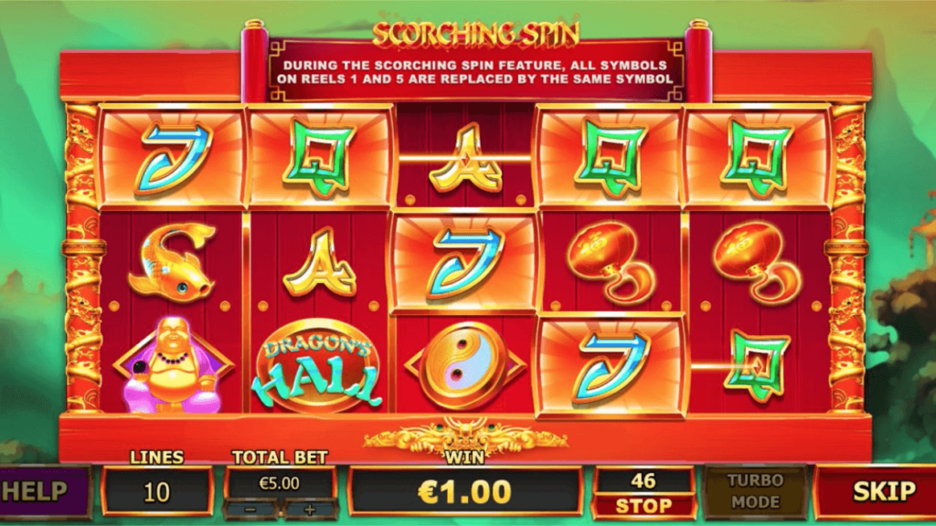 Dragon's Hall สล็อตค่าย PLAYTECH SLOT SLOTXO