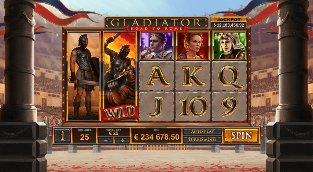 Gladiator Road To Rome สล็อตค่าย PLAYTECH SLOT SLOTXO
