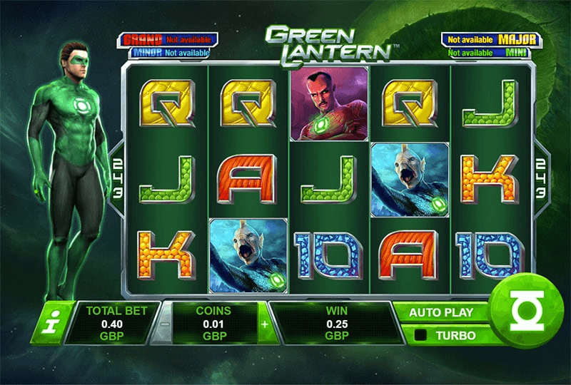 Green Lantern สล็อตค่าย PLAYTECH SLOT SLOTXO