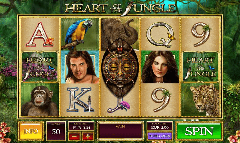 Heart Of The Jungle สล็อตค่าย PLAYTECH SLOT SLOTXO