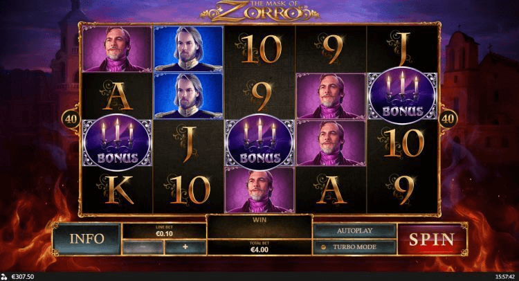 Mask Of Zorro สล็อตค่าย PLAYTECH SLOT SLOTXO