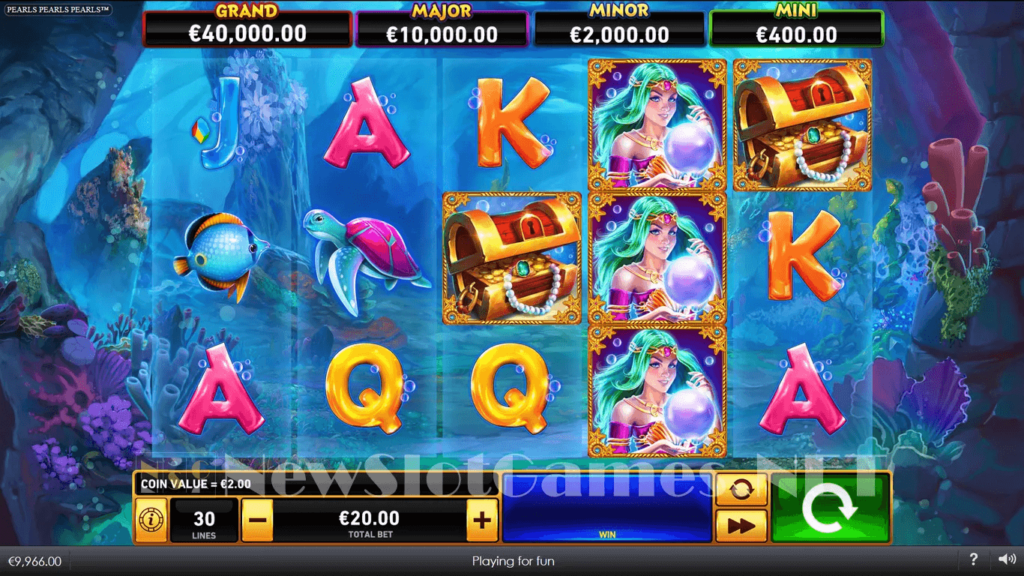Pearls Pearls Pearls สล็อตค่าย PLAYTECH SLOT SLOTXO