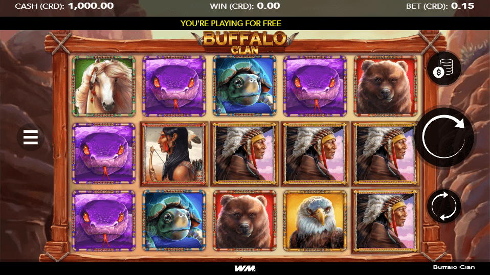 Buffalo Clan สล็อตค่าย WorldMatch SLOT SLOTXO