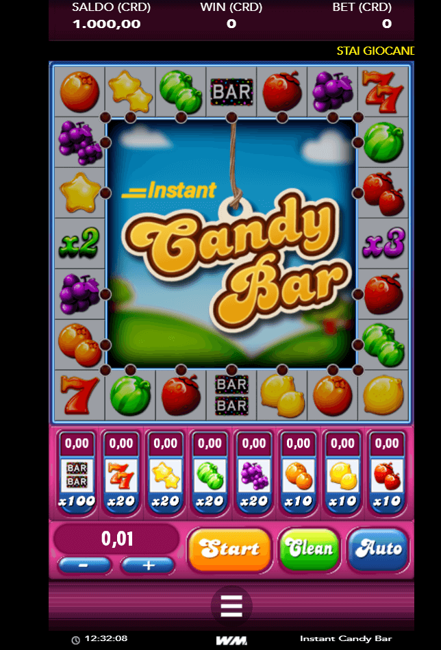 Candy Bar Slider สล็อตค่าย WorldMatch SLOT SLOTXO