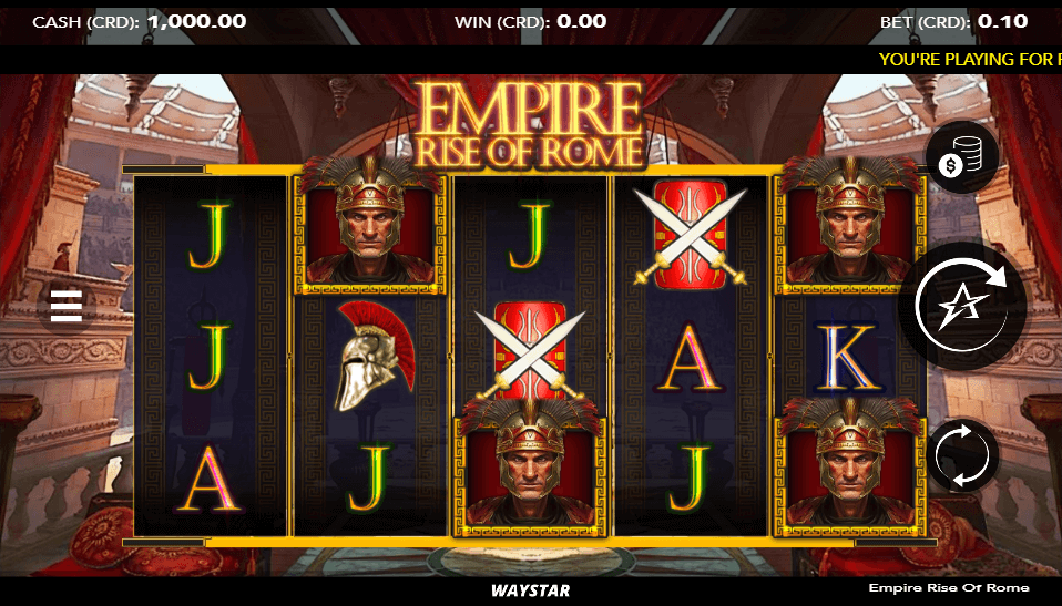 Empire Rise Of Rome สล็อตค่าย WorldMatch SLOT SLOTXO