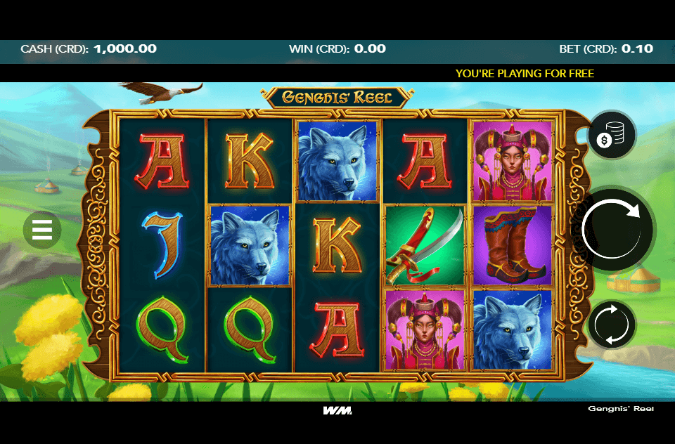 Genghis' Reel สล็อตค่าย WorldMatch SLOT SLOTXO