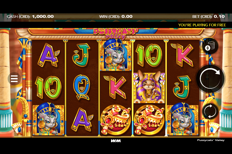 Pussycats' Valley สล็อตค่าย WorldMatch SLOT SLOTXO