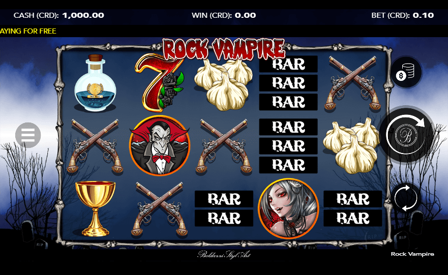 Rock Vampire สล็อตค่าย WorldMatch SLOT SLOTXO