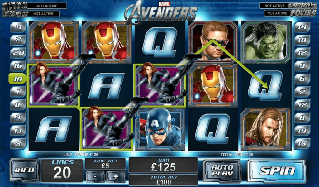 The Avengers สล็อตค่าย PLAYTECH SLOT SLOTXO