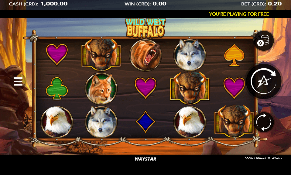 Wild West Buffalo สล็อตค่าย WorldMatch SLOT SLOTXO