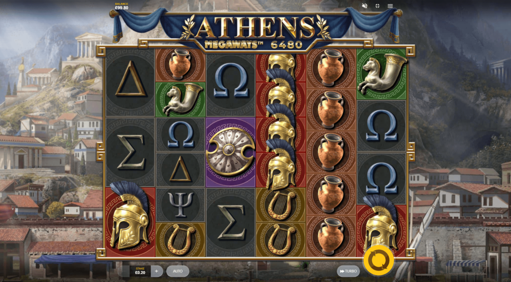 Athens MegaWays สล็อตค่าย Red Tiger SLOT SLOTXO