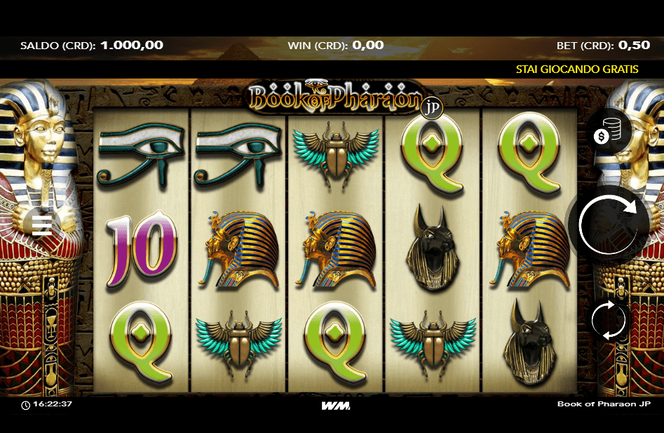 Book of Pharaon JP สล็อตค่าย WorldMatch SLOT SLOTXO