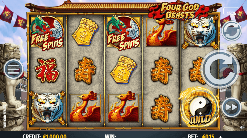 Four God Beasts สล็อตค่าย WorldMatch SLOT SLOTXO