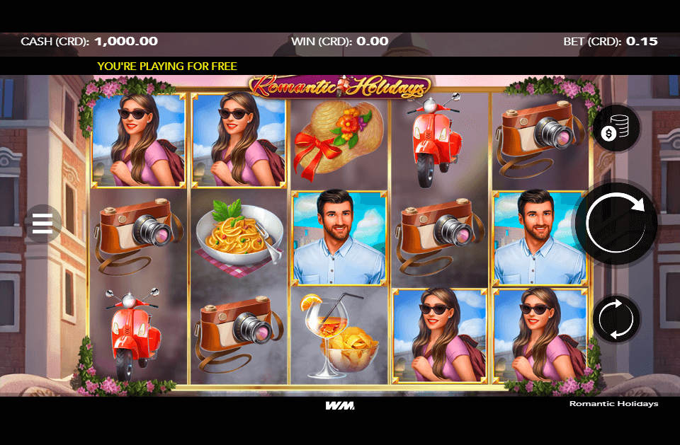 Romantic Holidays สล็อตค่าย WorldMatch SLOT SLOTXO