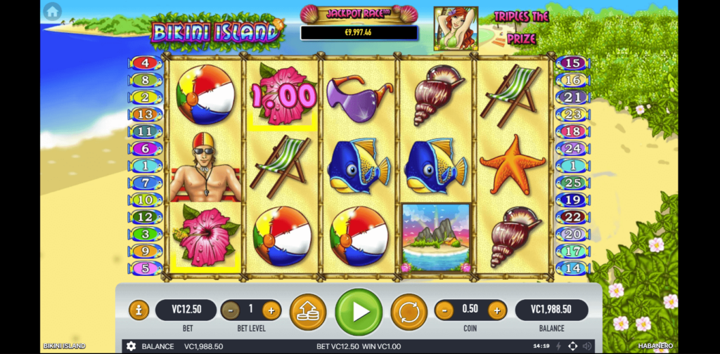 Bikini Island สล็อตค่าย Habanero SLOT SLOTXO