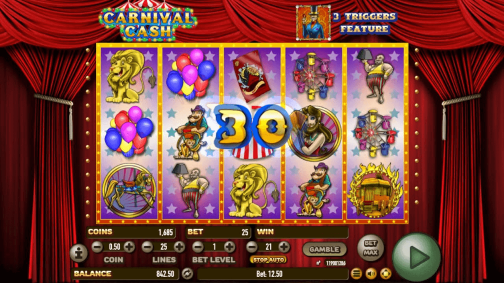 Carnival Cash สล็อตค่าย Habanero SLOT SLOTXO