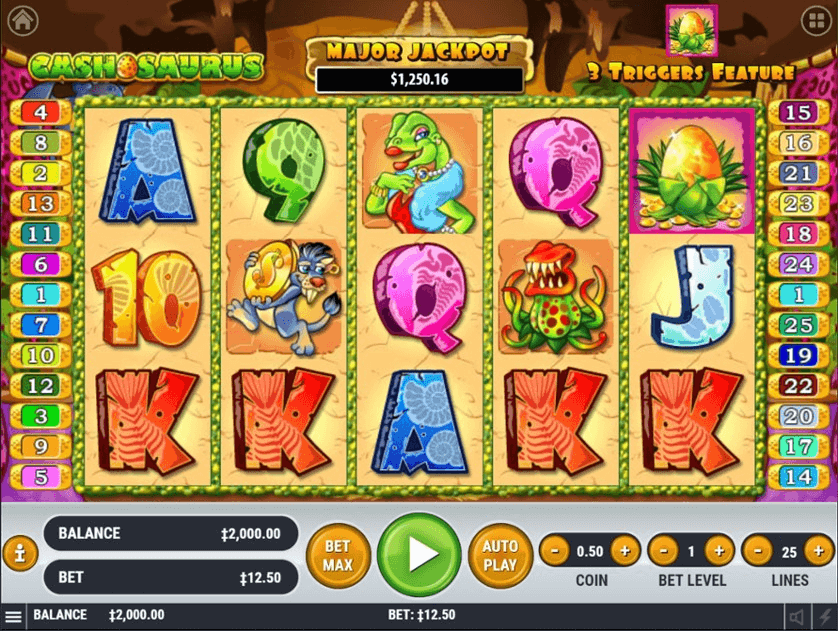 Cashosaurus สล็อตค่าย Habanero SLOT SLOTXO