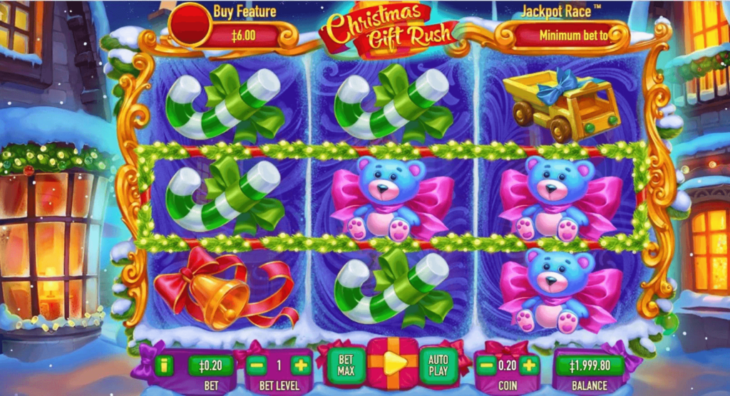 Christmas Gift Rush สล็อตค่าย Habanero SLOT SLOTXO