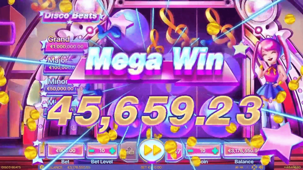 Disco Beats สล็อตค่าย Habanero SLOT SLOTXO