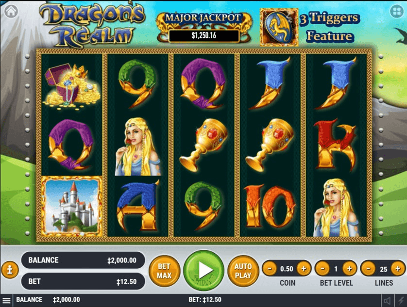 Dragon's Realm สล็อตค่าย Habanero SLOT SLOTXO