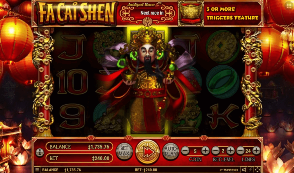 Fa Cai Shen สล็อตค่าย Habanero SLOT SLOTXO