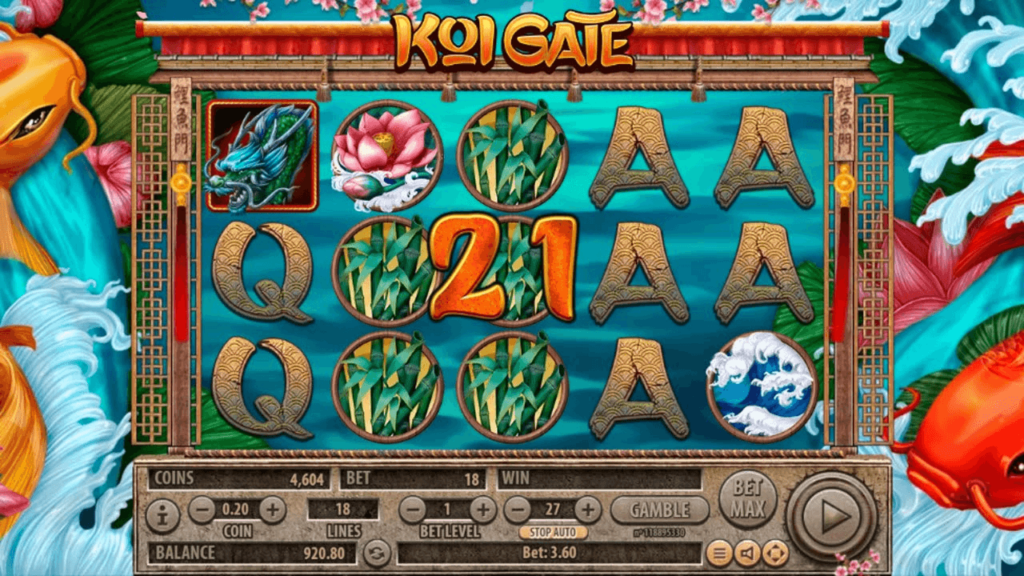 Koi Gate สล็อตค่าย Habanero SLOT SLOTXO